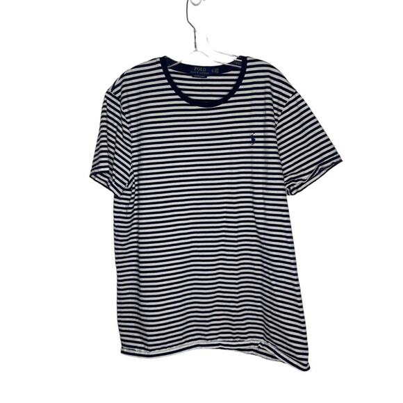 Polo Ralph Lauren Mens Shirt Size Extra Large Custom Slim Fit Striped Casual - Picture 1 of 13
